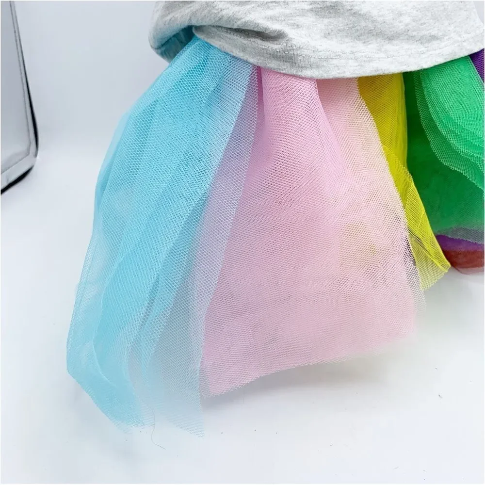 New Target Welcome Everyone Pride Dog Tutu Skirt and Cropped Tank‎ Top M Costume